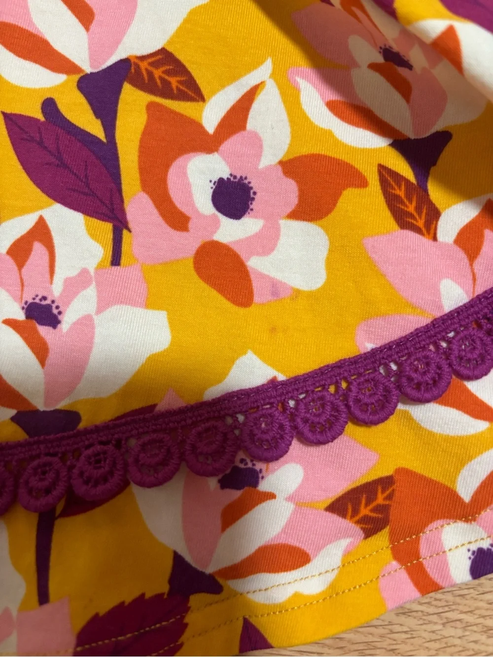 “Wildflower” dress with matching ruffles size 4